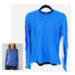 Lululemon Blue Runderful Long Sleeve Size 8